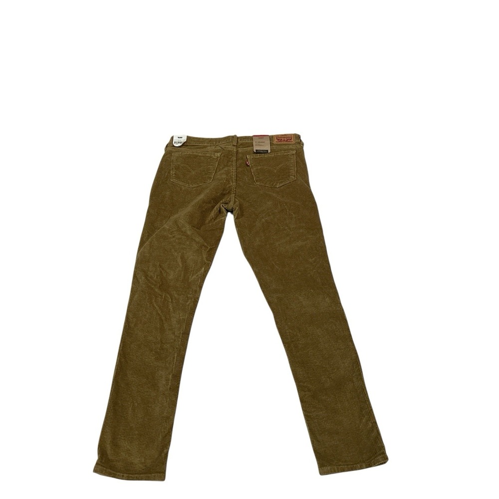 NWT Levis 711 Corduroy Gold Straight Leg Jeans Pants‎ 119496 Jeans 30 X 30 New
